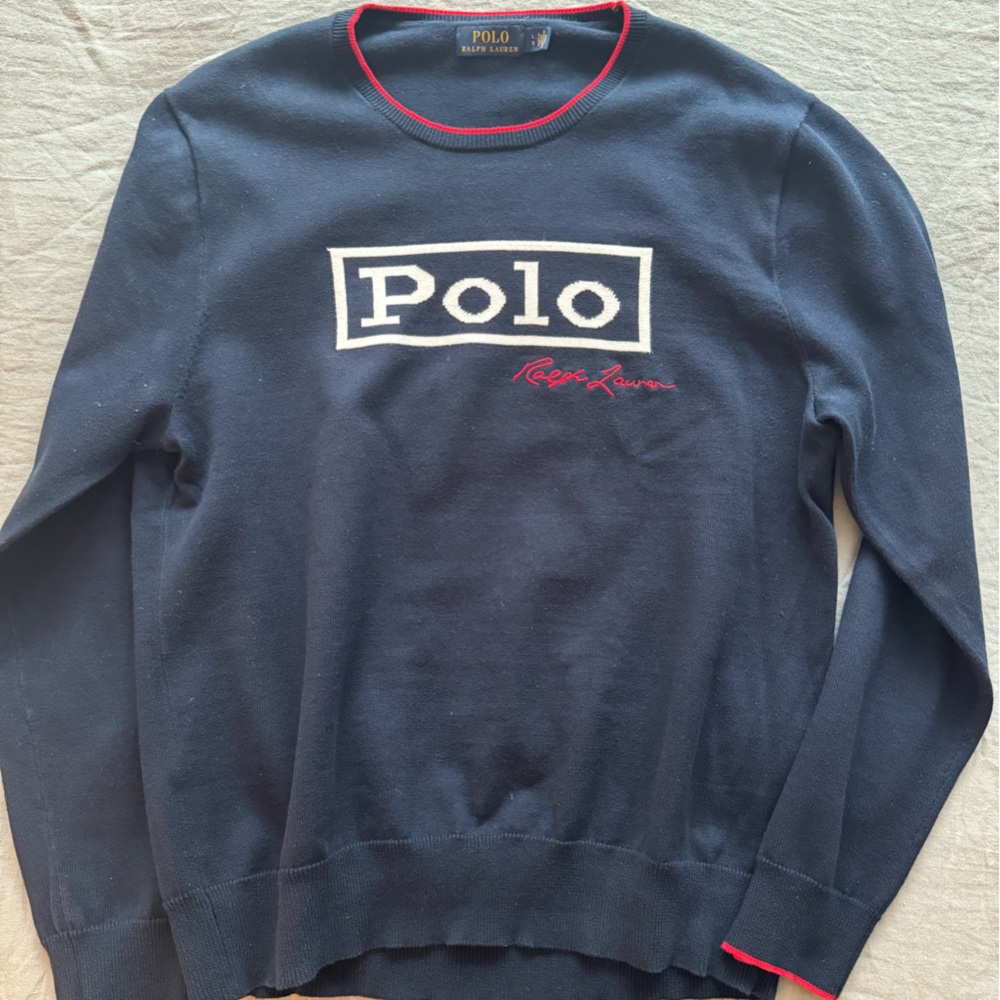 Polo by Ralph Lauren Blue Crewneck Sweater